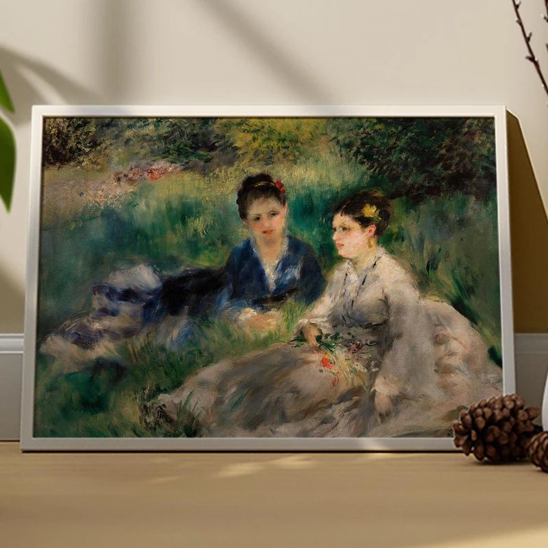  تابلو الین هوم طرح پیر اگوست رنوآر مدل مخمل کد 4011323