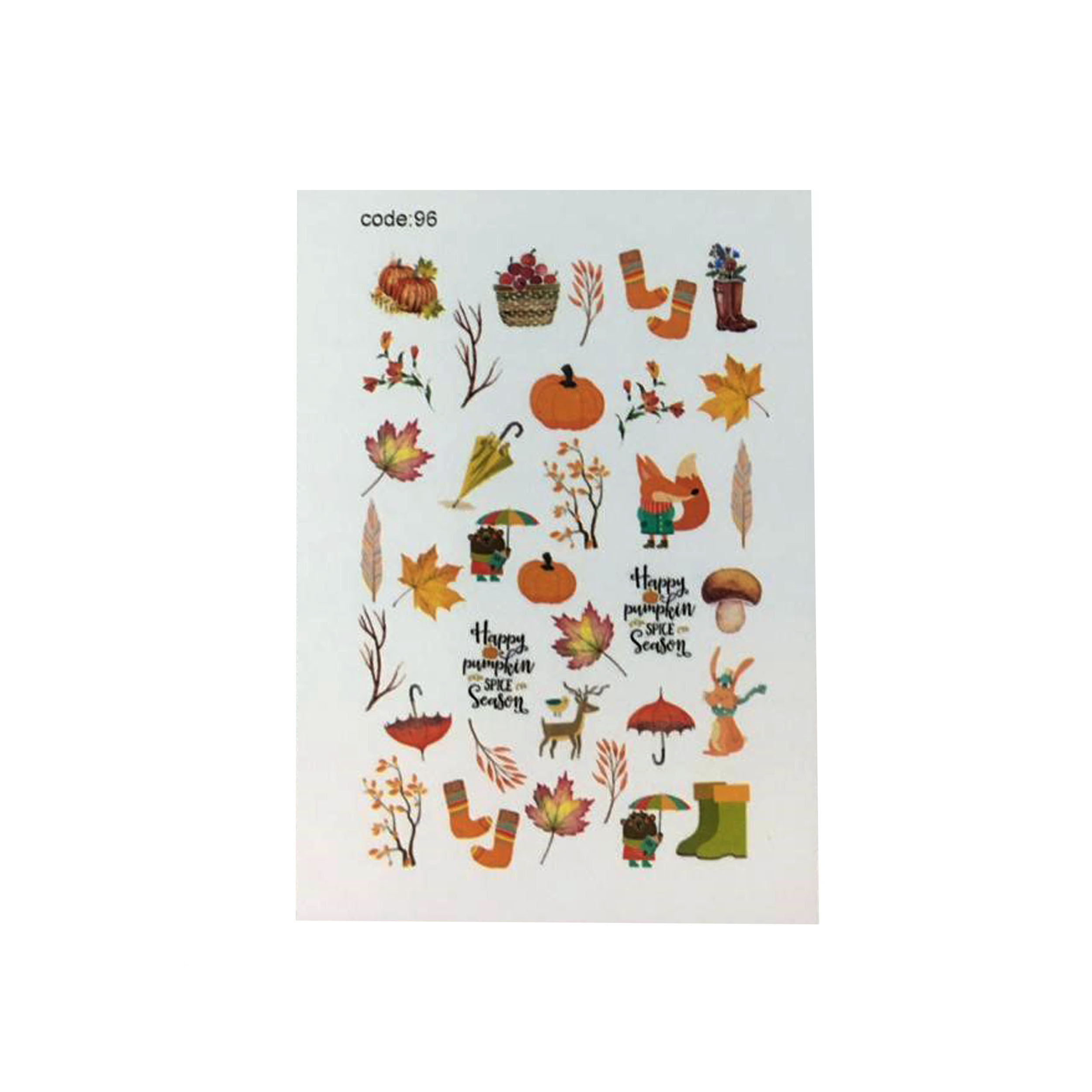 برچسب لنز ناخن مدل C-96