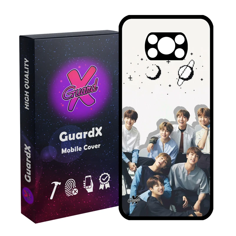 کاور گارد ایکس طرح K-Pop مدل Glass10680 مناسب برای گوشی موبایل شیائومی Poco X3 NFC/Poco X3/Poco X3 Pro