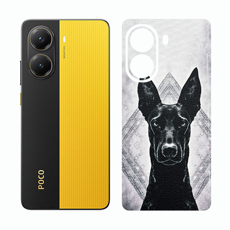 برچسب پوششی ریمکس مدل Cover طرح دوبرمن مناسب برای گوشی موبایل شیائومی Poco X7 Pro  