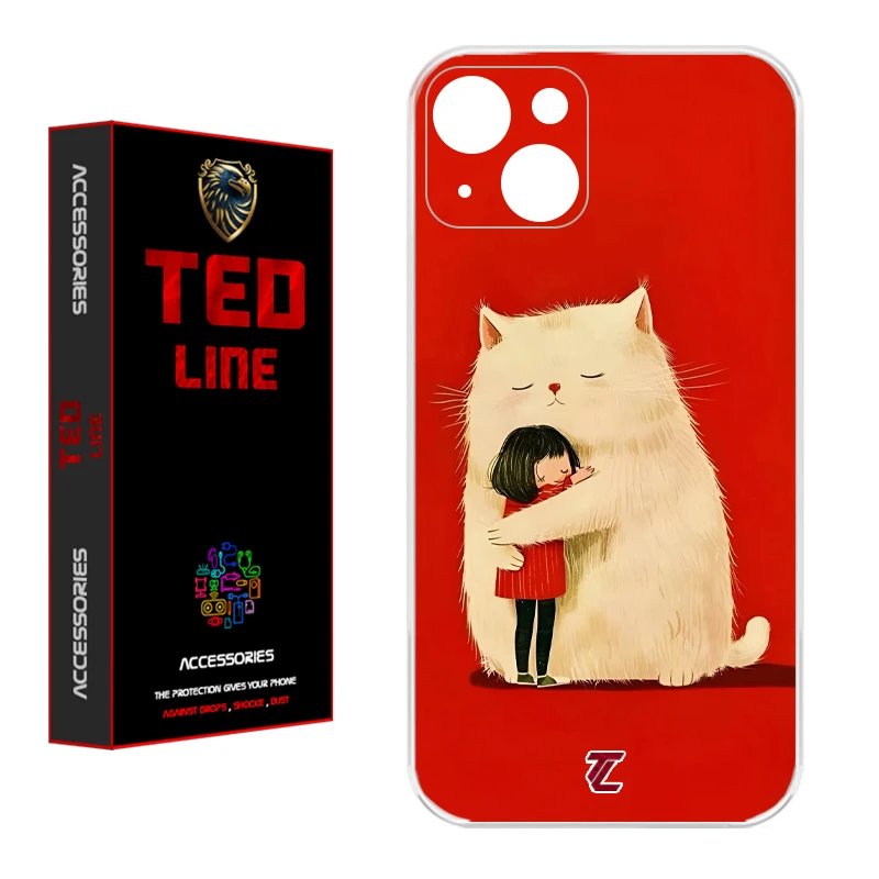 کاور تدلاین طرح گربه کد 1170 مناسب برای گوشی موبایل اپل Iphone 13 / 14