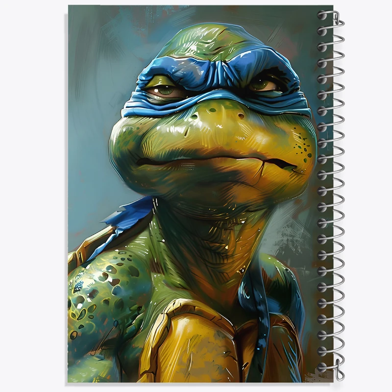 دفتر شطرنجی 50 برگ خندالو طرح لاکپشت های نینجا کد F6565