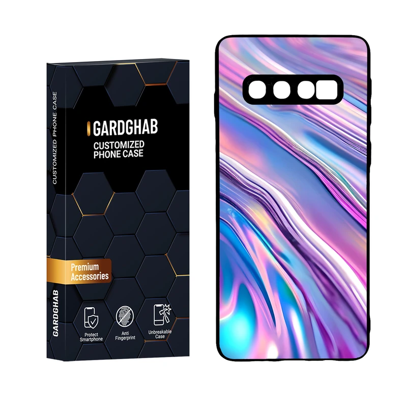 کاور گارد قاب مدل پشت گلس ساده مناسب برای گوشی موبایل سامسونگ Galaxy S10