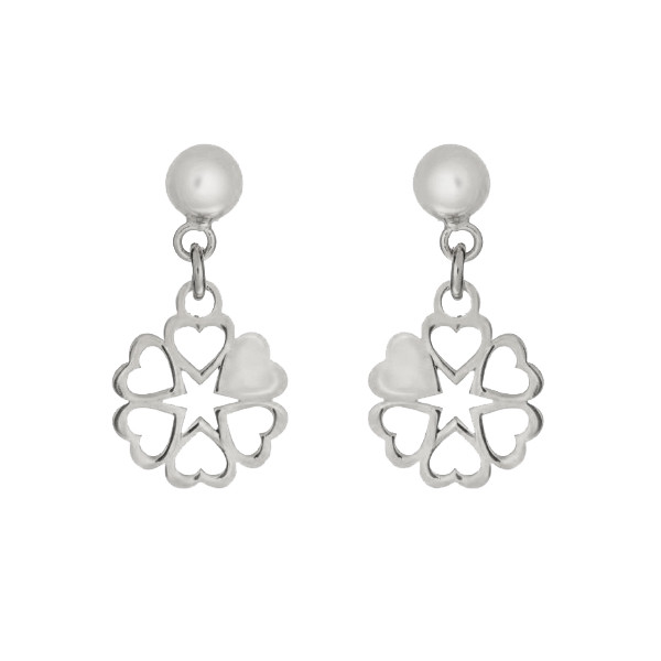 گوشواره نقره زنانه روژه مدل DSE025S گوشواره نقره زنانه روژه مدل DSE025S