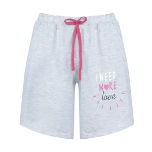 شلوارک زنانه افراتین کد 4523 رنگ طوسی روشن