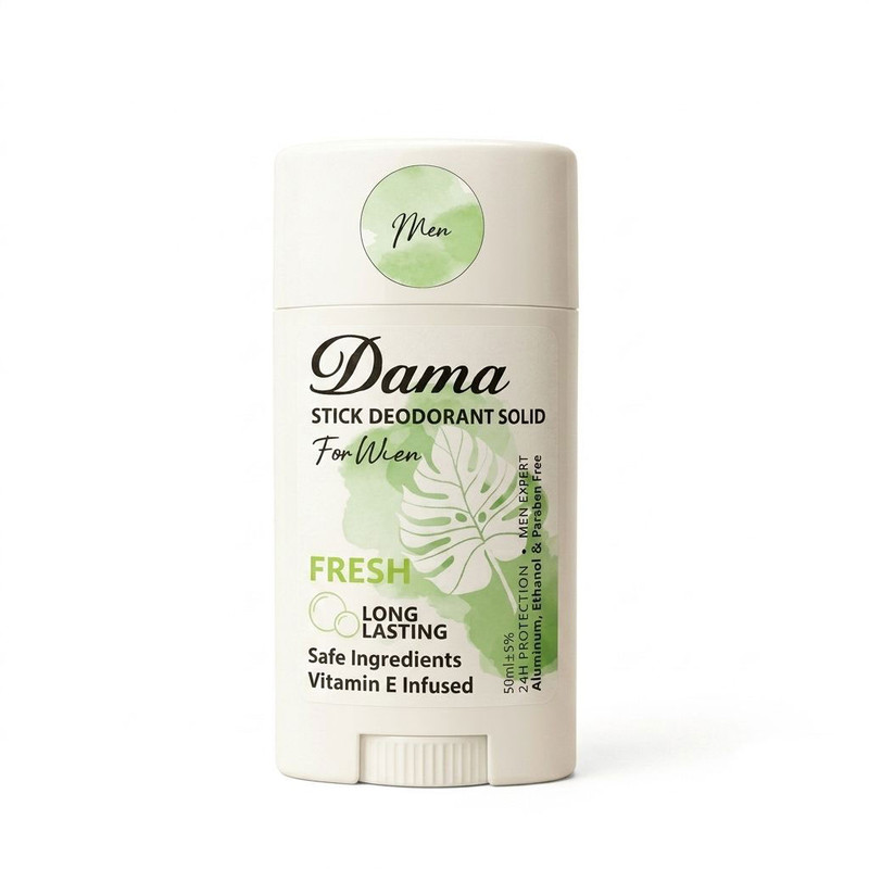 دئودورانت صابونی مردانه داما مدل fresh وزن 50 گرم، با ماندگاری طولانی