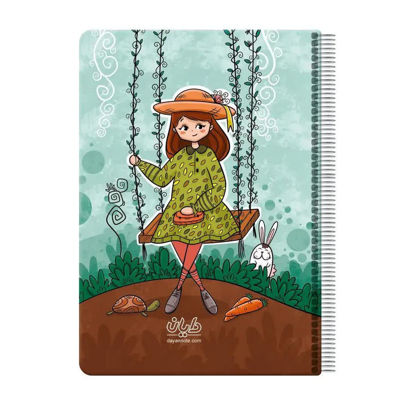 دفتر مشق 50 برگ دایان مدل حاشیه دار کد 4359 بسته 9 عددی