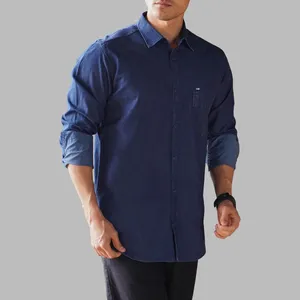 پیراهن آستین بلند مردانه مدل جین کد 1162-059