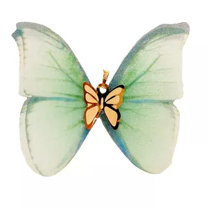 آویز گردنبند طلا 18 عیار زنانه مدل   پروانه کادویی کد 74-180