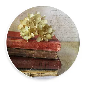 دیوارکوب طرح گل و کتاب مدل wtb485