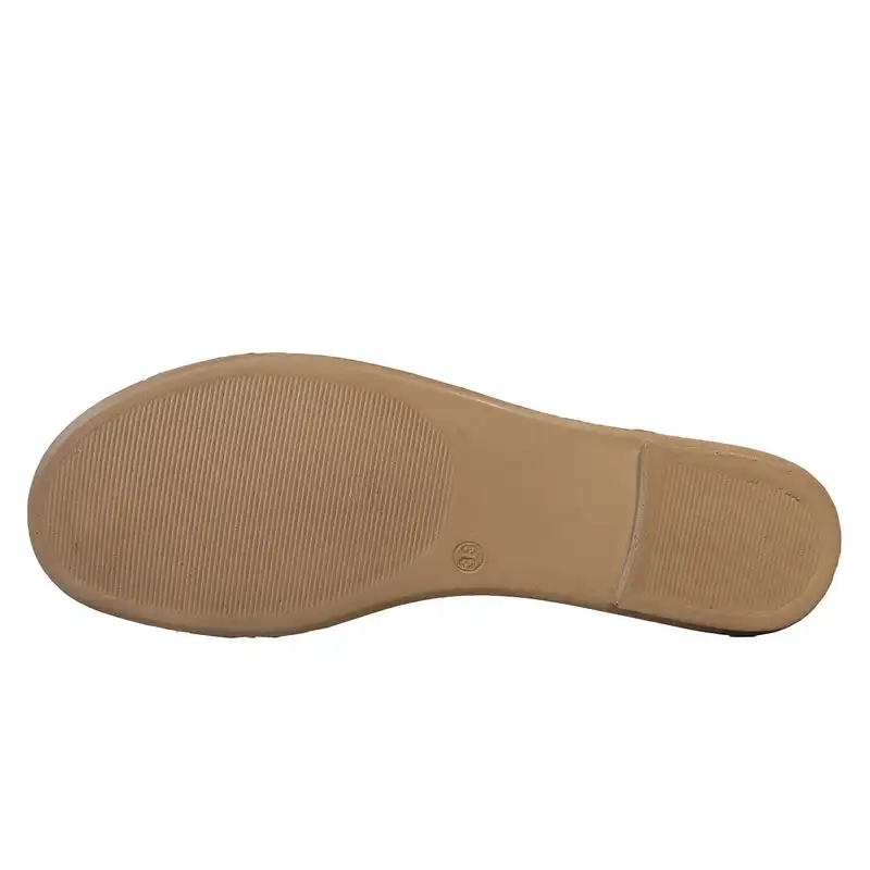 دمپایی زنانه زرپای مدل 5-561 پلنگی رنگ کرم