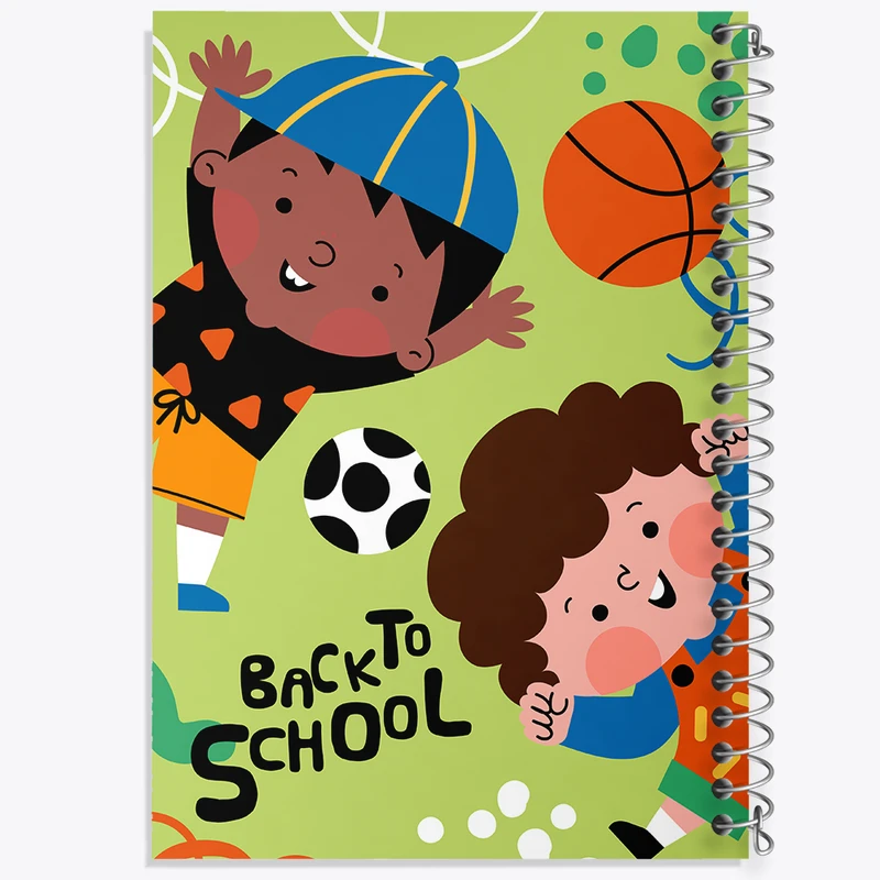 دفتر لیست خرید 50 برگ خندالو طرح Back To School کد N713
