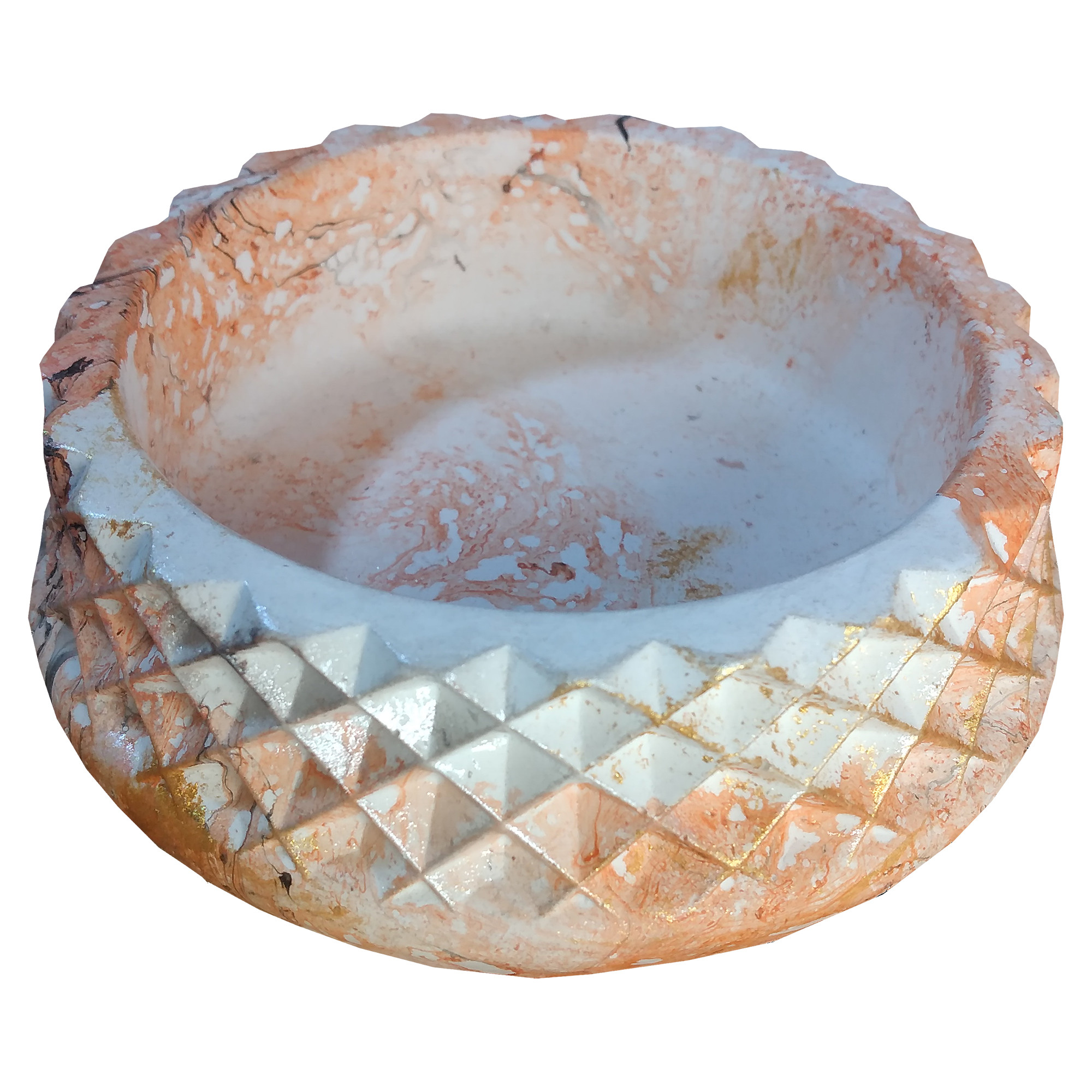 مجموعه ظروف هفت سین 8 پارچه مدل  ماربل پتینه طرح رایزر کد 2312