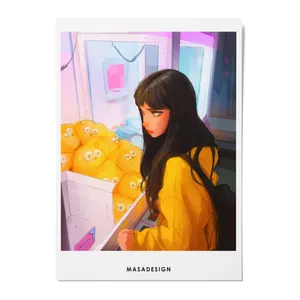 کارت پستال ماسا دیزاین طرح دختر مدل ZOD070