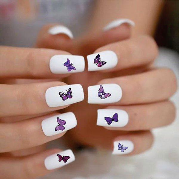 برچسب لنز ناخن کد BLNG6622 مجموعه 2 عددی