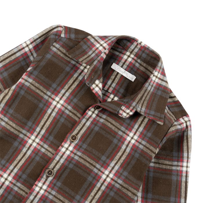 پیراهن پسرانه فیورلا مدل چهارخانه 34558-44571 - - 5