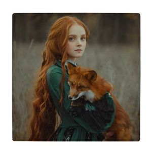 نقد و بررسی کاشی طرح نقاشی دختر و روباه کد wk1044 توسط خریداران