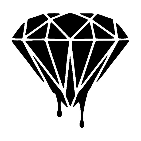 برچسب بدنه خودرو مارکت میکس طرح الماس مدل Drippin Diamond کد 1129MMIX