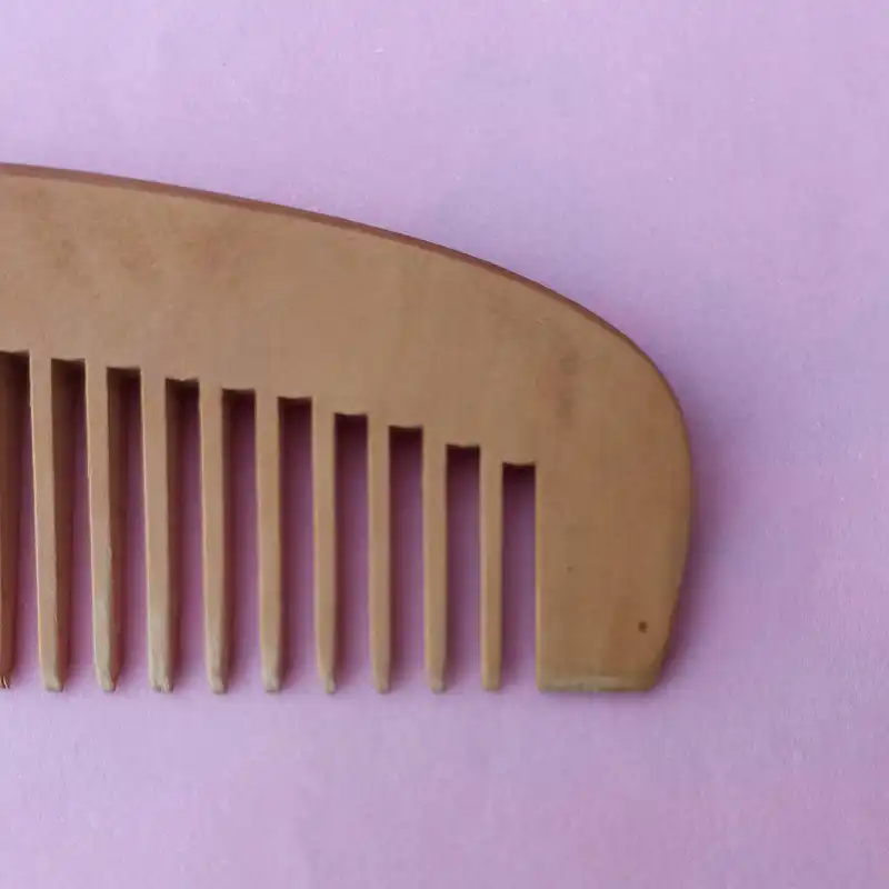 برس مو بابیلیس مدل چوبی به همراه شانه کد 01