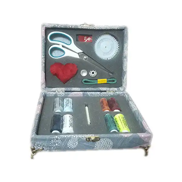 جعبه نخ و سوزن مدل گلبرگ