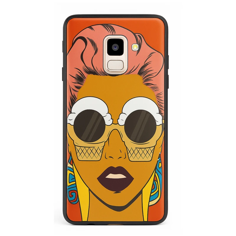 کاور کد J600 مناسب برای گوشی موبایل سامسونگ Galaxy J6 2018