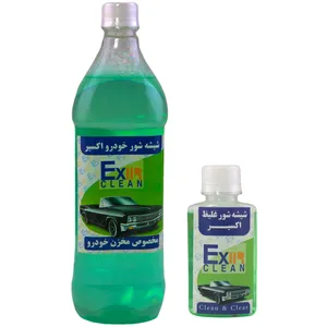 محلول تمیزکننده شیشه خودرو اکسیر کلین مدل 103032XC مجموعه دو عددی