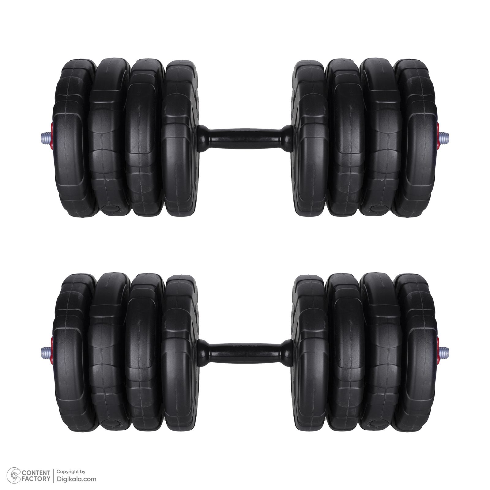 دمبل رادیس فیت مدل  DVP-20-2.5 وزن 20 کیلوگرم بسته دو عددی -  - 3