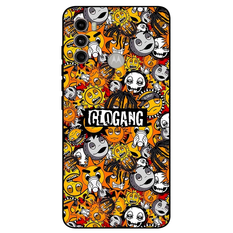 کاور مگافون طرح شکلک مدل 8243 مناسب برای گوشی موبایل موتورولا Moto G60