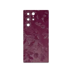 MAHOOT Red-Wildflower Cover Sticker for Samsung Galaxy S22 Ultra 5G