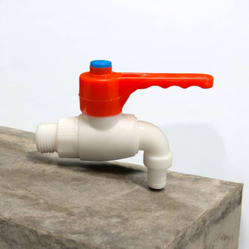 شیر حیاطی پلاستیکی مدل دسته گازی کد 7