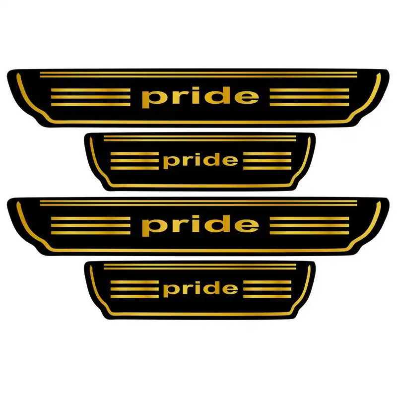 برچسب بدنه خودرو اسپرت غدیر مدل CH GO YA59 A99 مناسب برای پراید بسته 4 عددی