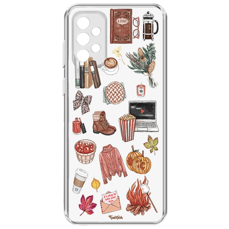 کاور مدل استیکر پائیزی مناسب برای گوشی موبایل سامسونگ Galaxy A53