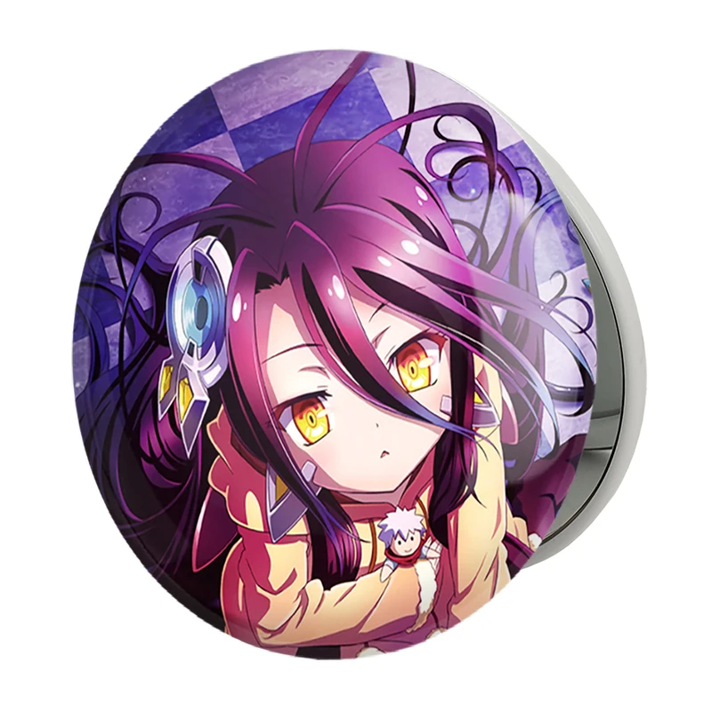 آینه جیبی خندالو طرح شووی انیمه نو گیم نو لایف مدل تاشو کد 32446