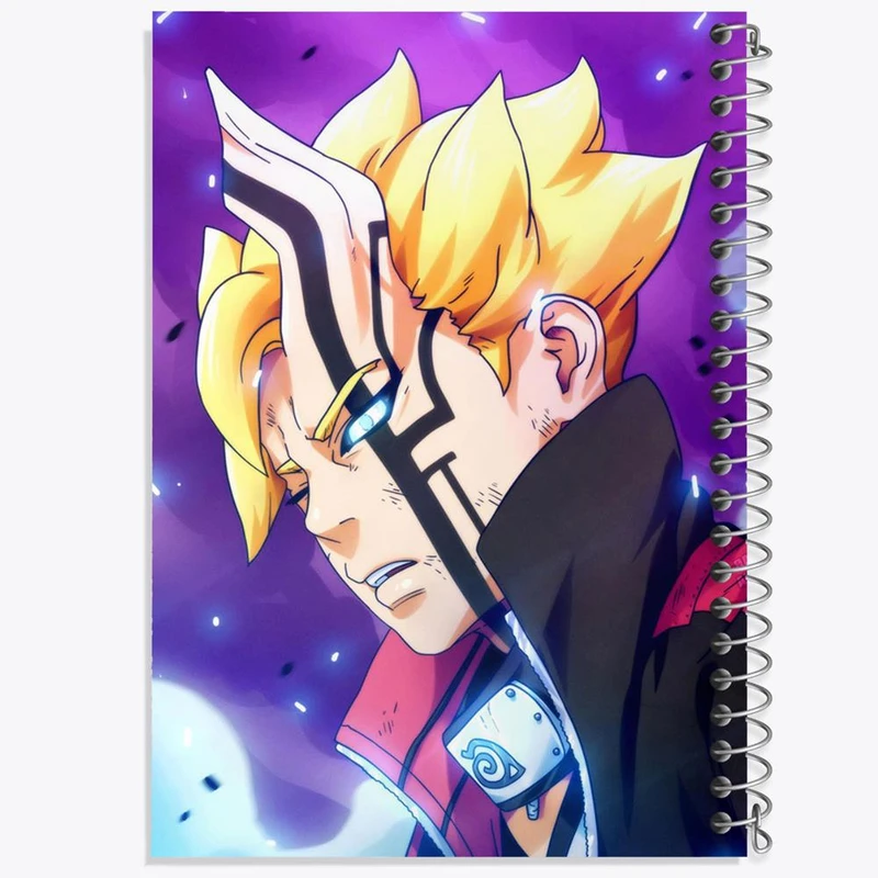 دفتر نت موسیقی 50 برگ خندالو مدل بوروتو اوزوماکی انیمه بوروتو Boruto کد 15749