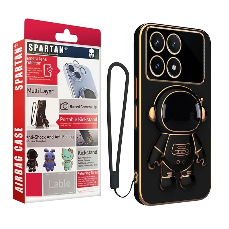 کاور اسپارتان مدل Astronaut Strap مناسب برای گوشی موبایل شیائومی Poco X6 Pro به همراه بندآویز