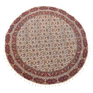 رومیزی قلمکار زابلیان مدل ممتاز طرح برجینا کد Sq150