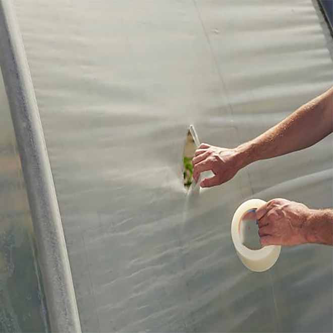 چسب نایلون گلخانه مدل ضدآفتاب عرض 10 سانتی متر