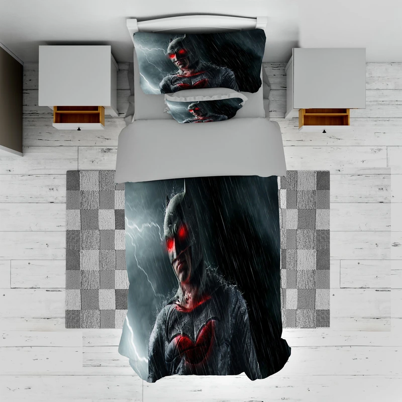 سرویس روتختی مدل انیمیشن بتمن TXY156 تک نفره 5 تکه