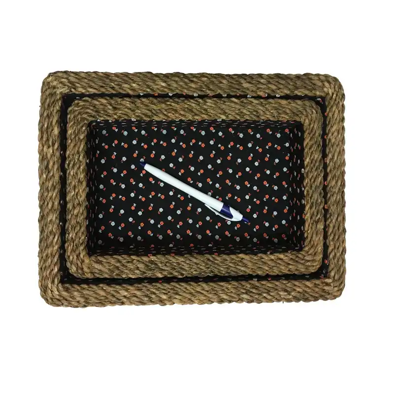 سبد حصیری مدل BR AL22 مجموعه 2 عددی