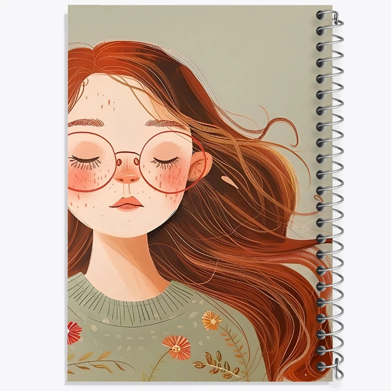 دفتر مشق 100 برگ خندالو طرح دخترانه کد F7387