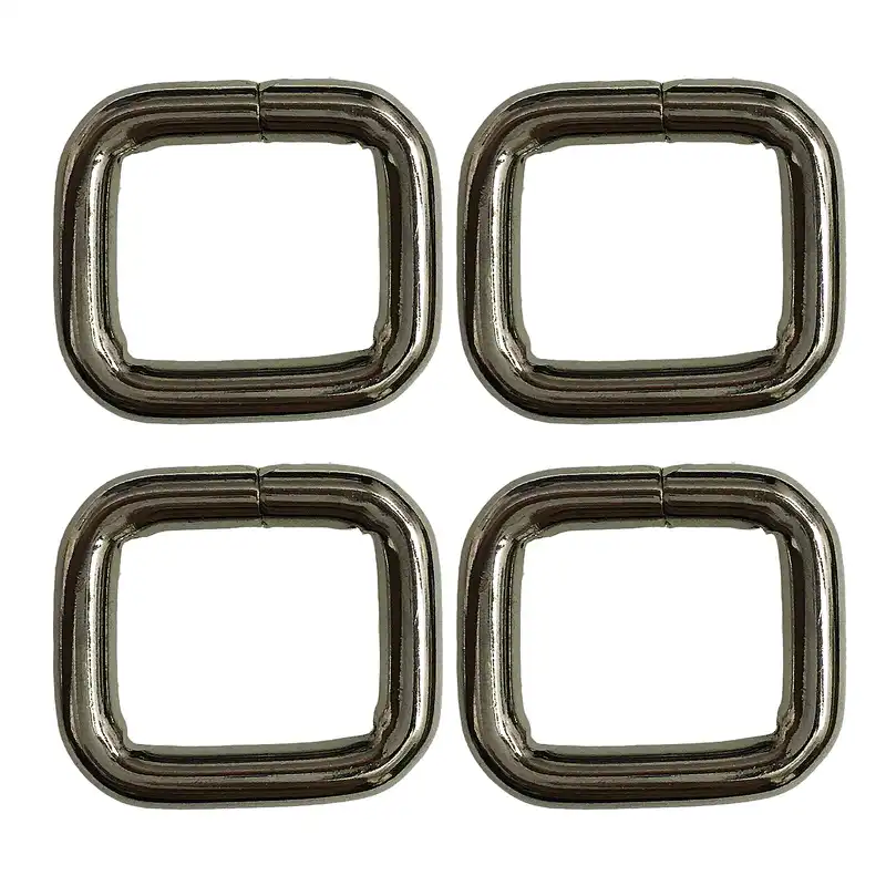 یراق کیف مدل چهارگوش کد 4Stl2Cm بسته 4 عددی