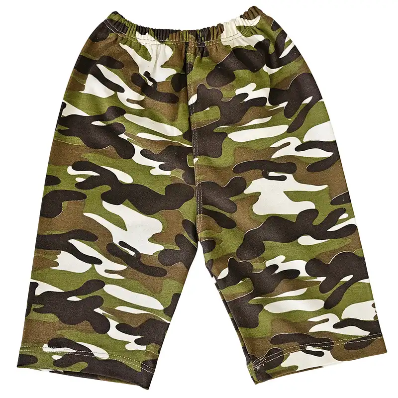 ست تی شرت آستین کوتاه و شلوارک بچگانه سپیدپوش کد 140282