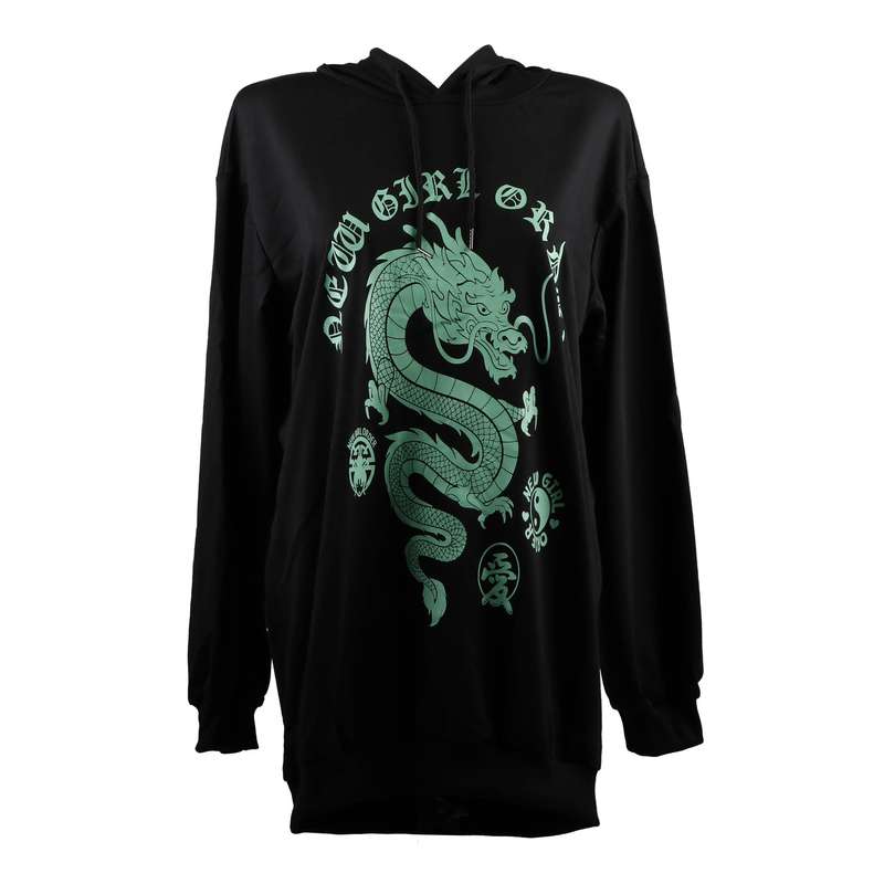 هودی زنانه مدل اژدها کد 88