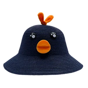 کلاه بچگانه مدل جوجه اردک رنگ سرمه ای