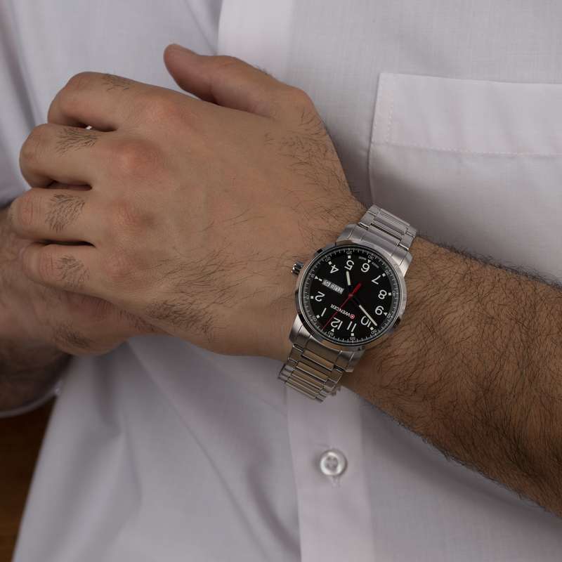 ساعت مچی عقربهای مردانه ونگر مدل 01.1541.107 ساعت مچی عقربهای مردانه ونگر مدل 01.1541.107