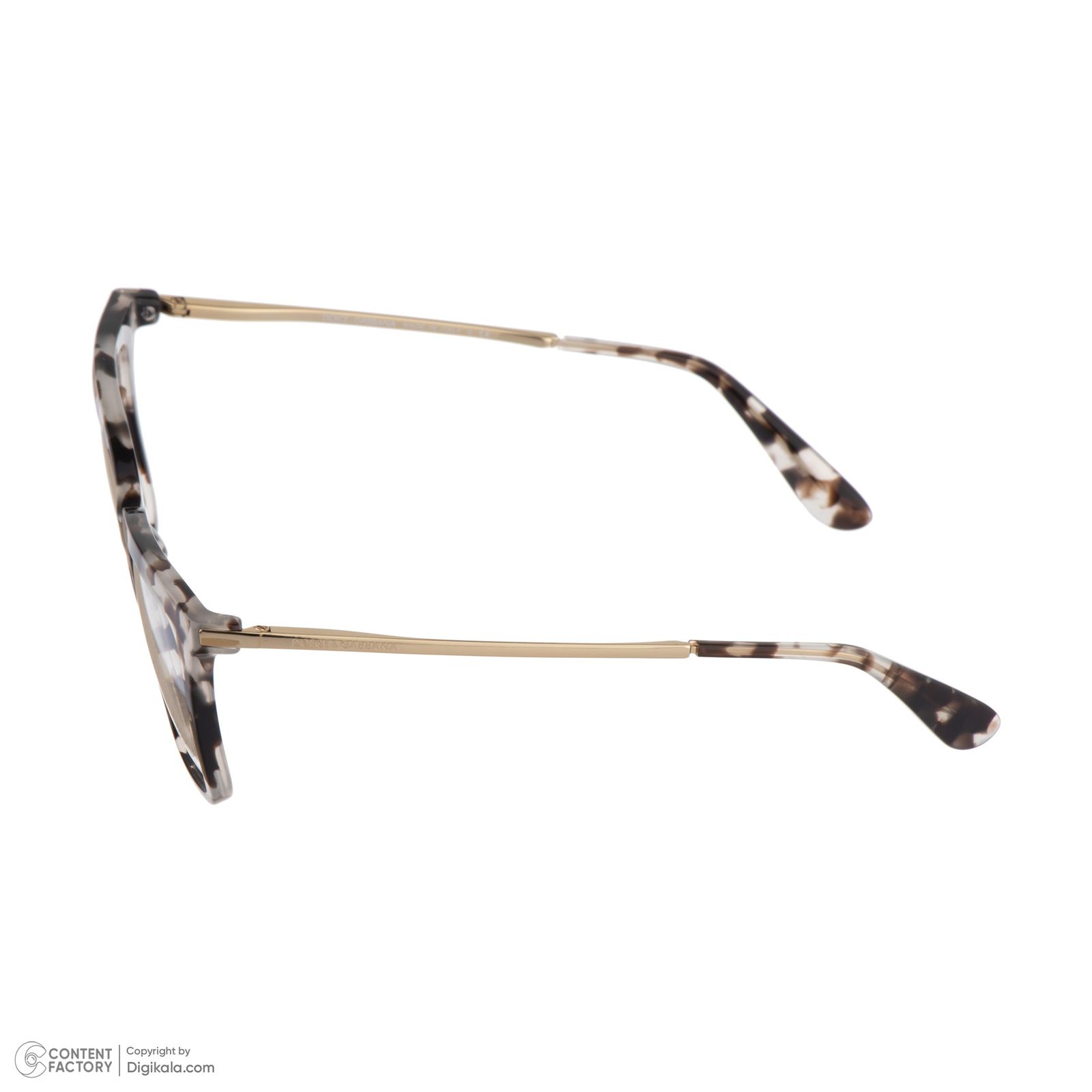 فریم عینک طبی گربه ای زنانه دولچه اند گابانا مدل 0DG3261-2888-53 مناسب برای صورت مستطیل، مربع و لوزی - - 5