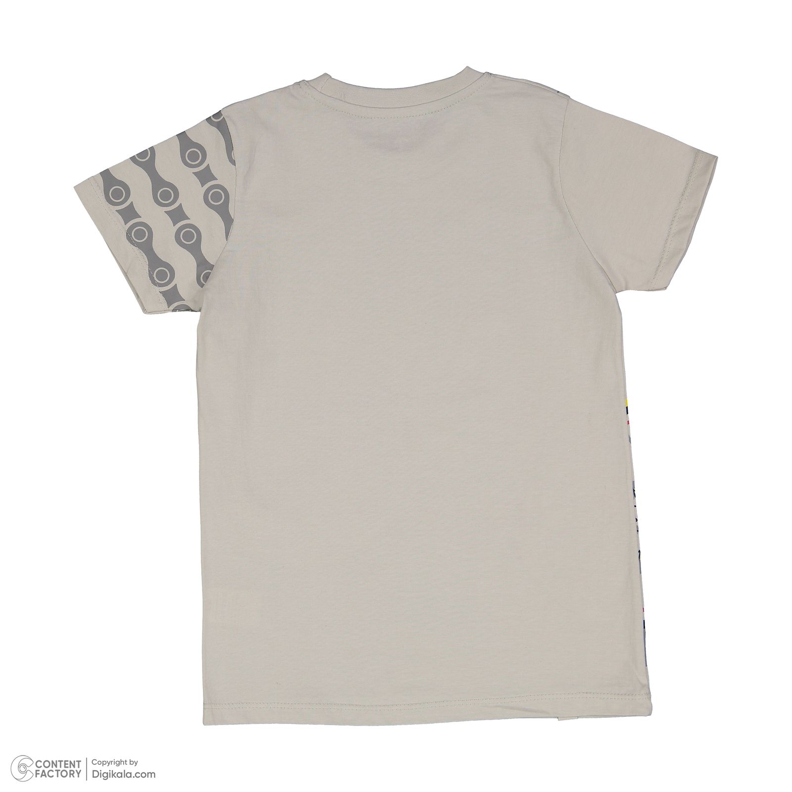 تی شرت آستین کوتاه پسرانه سون پون مدل 1102 رنگ طوسی روشن -  - 4