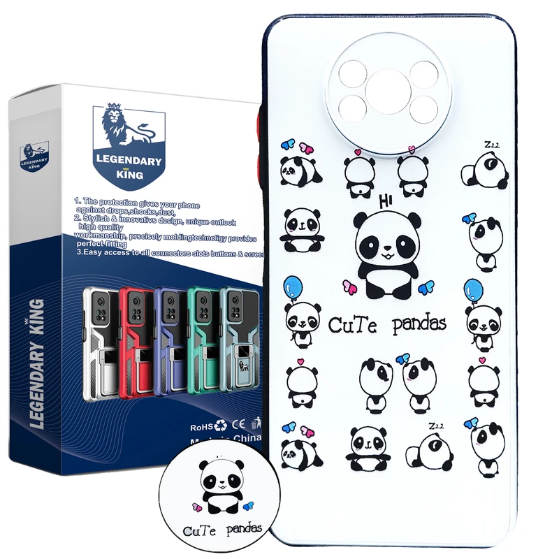 کاور لجندری کینگ مدل livancat uv مناسب برای گوشی موبایل شیائومی Poco X3 / X3pro به همراه پایه نگهدارنده