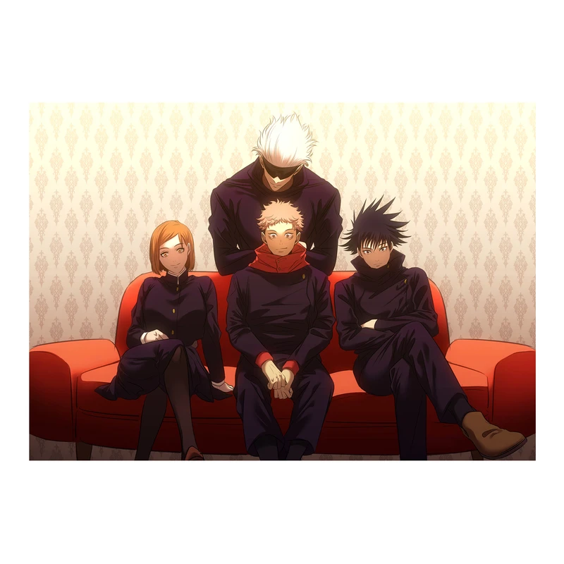 استیکر لپ تاپ و موبایل مدل انیمه طرح جوجوتسو کایسن ایتادوری یوجی jujutsu kaisen yuji itadori کد 652