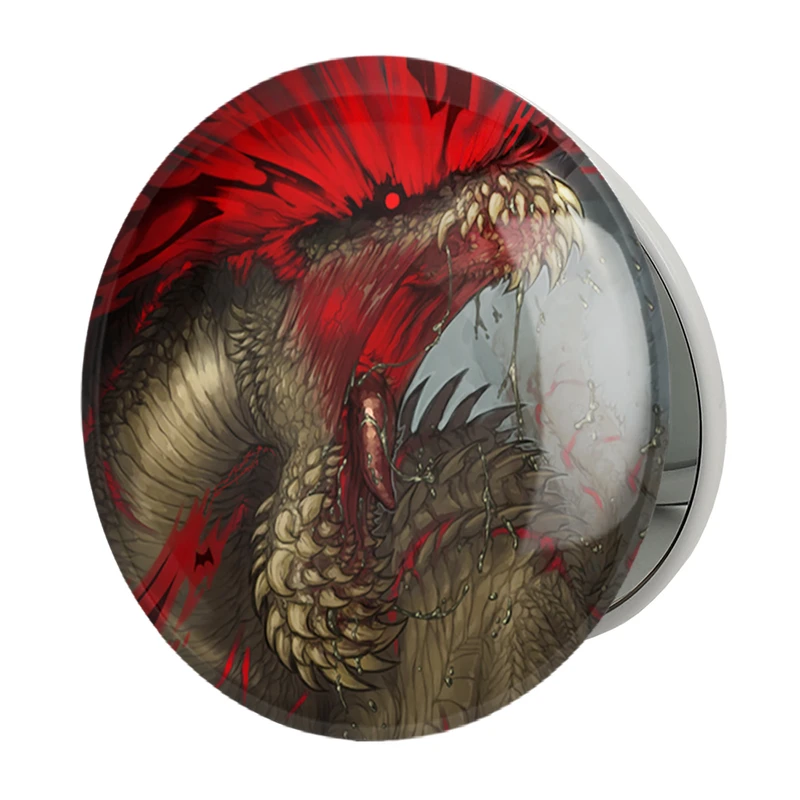 آینه جیبی خندالو طرح بازی شکارچی هیولا (Monster Hunter) مدل تاشو کد 33248